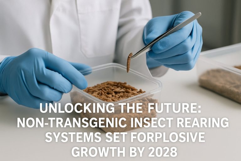 Desbloqueando el Futuro: Sistemas de Cría de Insectos No Transgénicos Listos para un Crecimiento Explosivo para 2028 (2025)