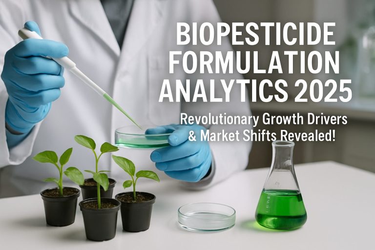 Analiza Formulacji Biopestycydów 2025: Odkryte Rewolucyjne Motory Wzrostu i Przemiany Rynkowe!